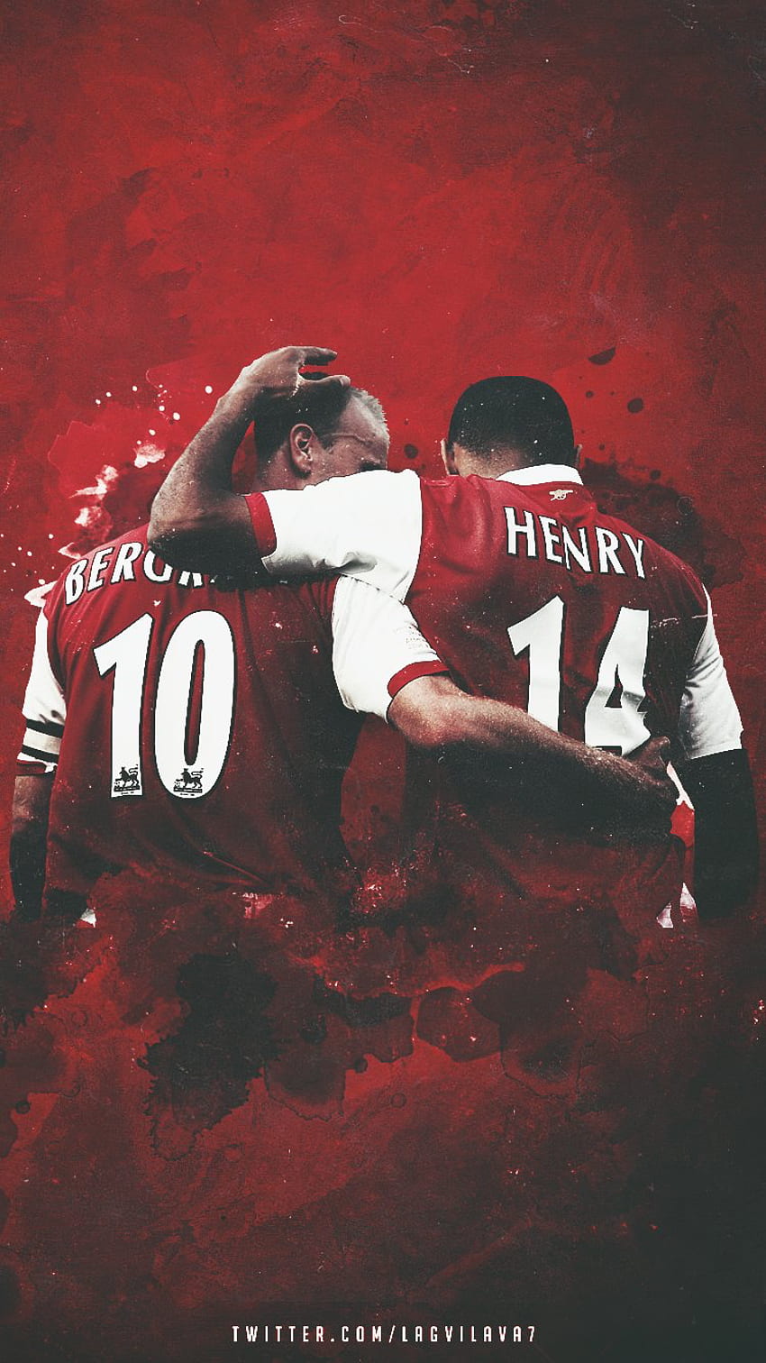 Bergkamp ve Henry. Cephanelik. Arsenal, Arsenal, Thierry Henry HD telefon duvar kağıdı