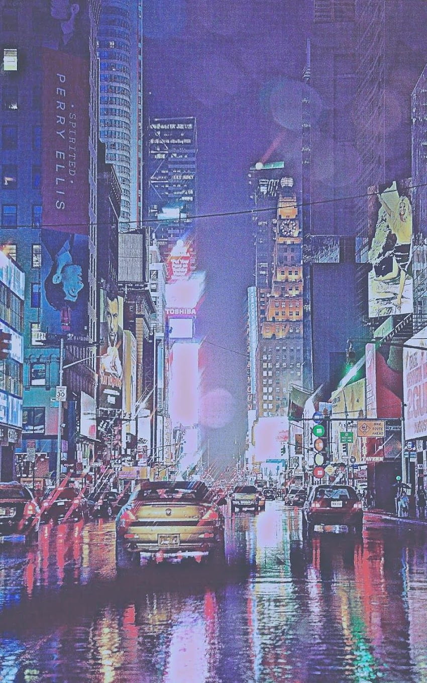Galaxy Note : Vintage New York City Rain Galaxy Note, Rainy New York HD phone wallpaper