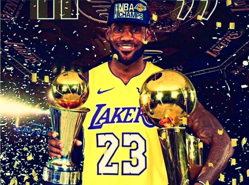 Lakers Championship 2020, LeBron James Championship HD wallpaper