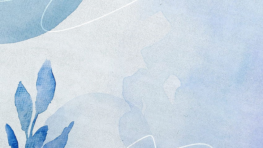 първокласна илюстрация на Blue Memphis с акварелна текстура. Пастелно син фон, син акварел, фон с акварелна текстура, пастелно син компютър HD тапет