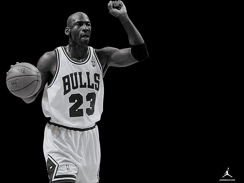 michael jordan black white, Black Basketball HD wallpaper