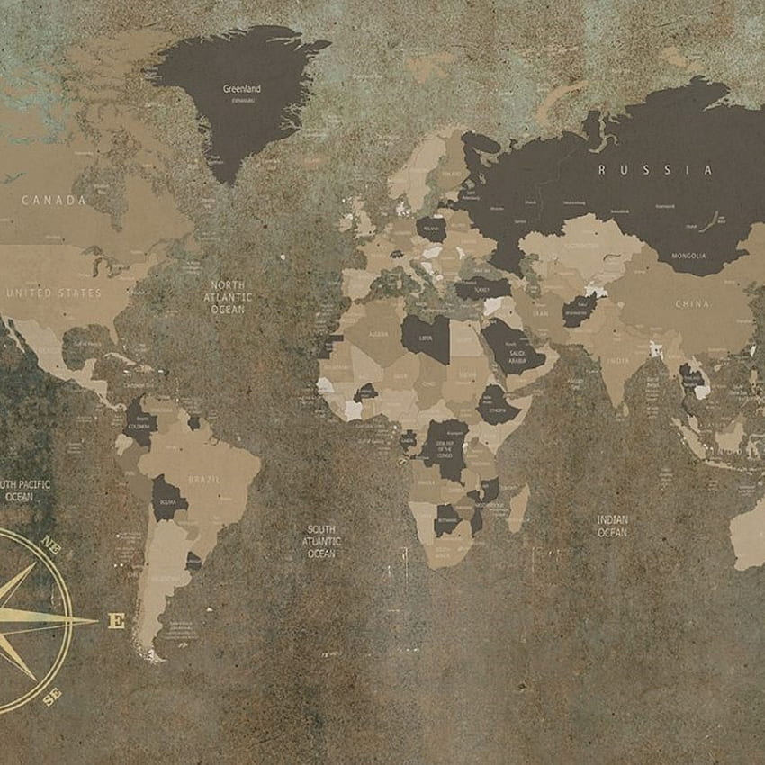 INSTABILELAB WORLD MAP, World Atlas HD phone wallpaper