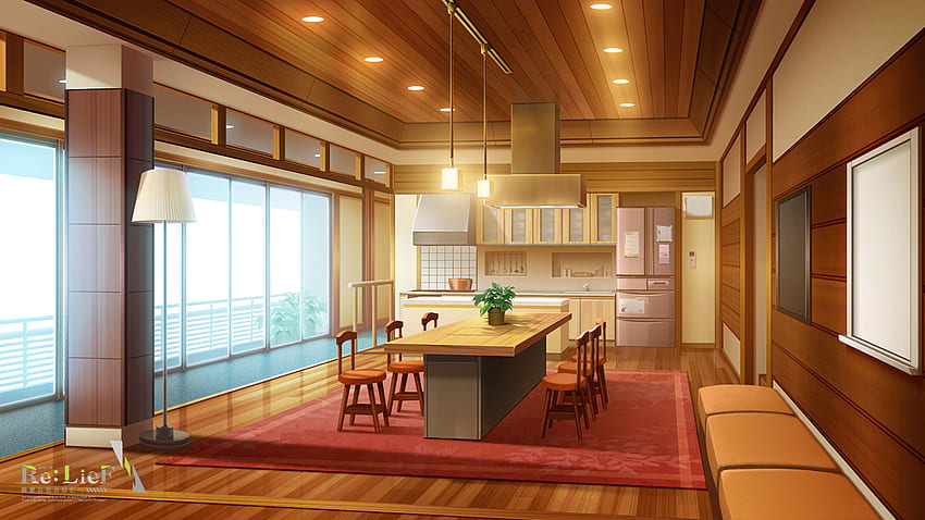 Dining Room Decoration: Anime Dining Room Background, Anime Home HD  wallpaper | Pxfuel