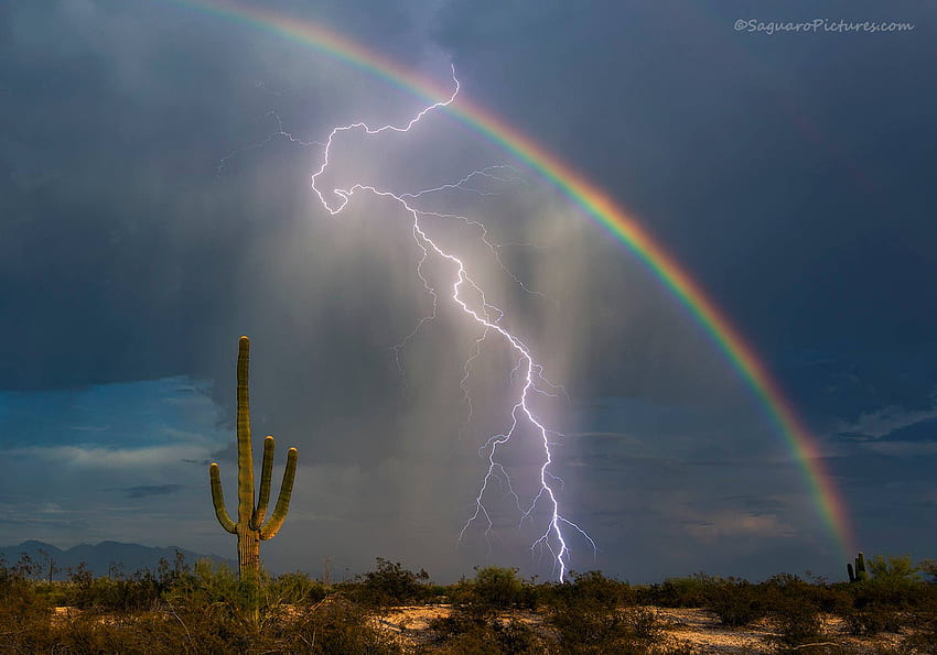 STUNNING OF THE DESERT AROUND TUCSON and timelaps video of Monsoon in