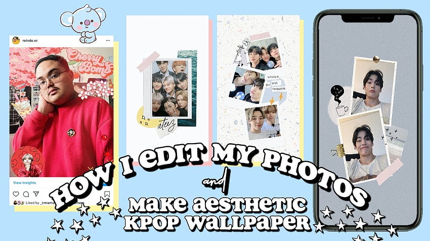 How I Edit My + Make Aesthetic KPOP, Kpop Aesthetic Laptop HD wallpaper