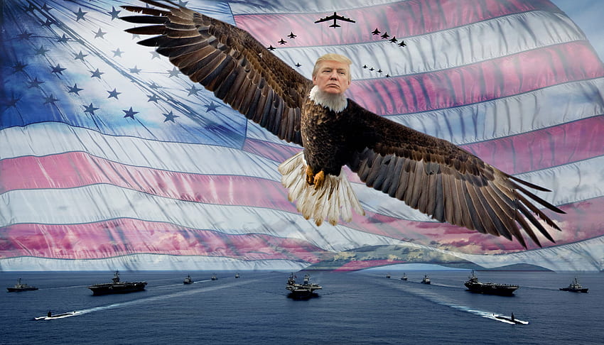 Donald Trump zum 45. Präsidenten der Vereinigten Staaten gewählt HD-Hintergrundbild
