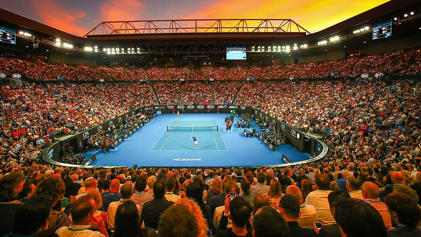 Australian Open Tennis 2020: Live-Ergebnisse, Auslosung, Zeitplan, wie man live im Melbourne Park zuschaut. Sportnachrichten Australien HD-Hintergrundbild