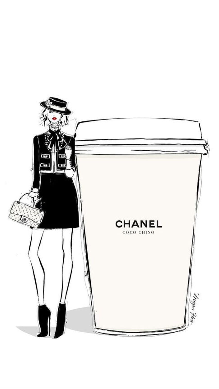 Tecnico. Megan Hess, arte di Chanel, illustrazione di Megan Hess, schizzi di moda Sfondo del telefono HD