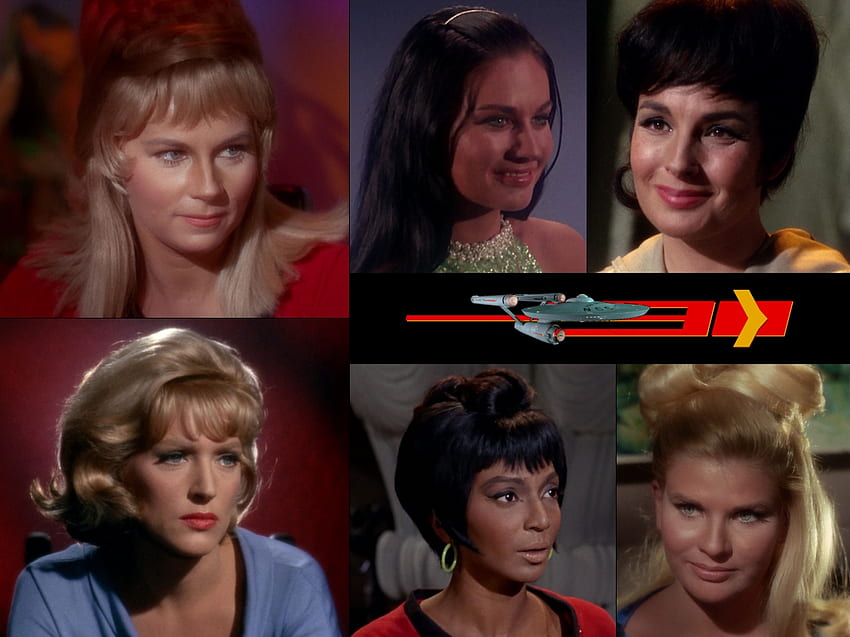 Star Trek The Original Series'den Karakterler, Trek Karakterleri, Lenore Karidian, Nurse Chapel, Ruth, Nyota Uhura, Star Trek HD duvar kağıdı