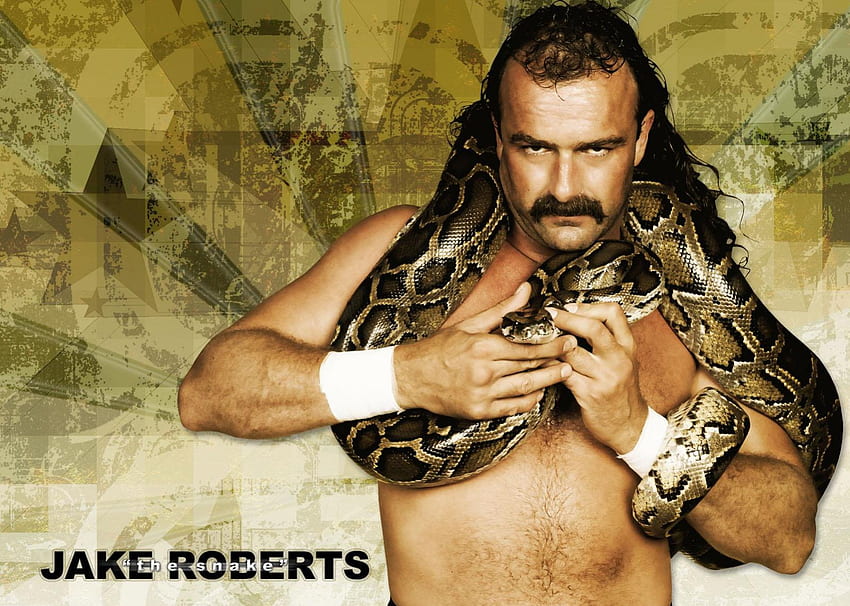 Jake Roberts, snake, jake the snake, wrestler HD wallpaper