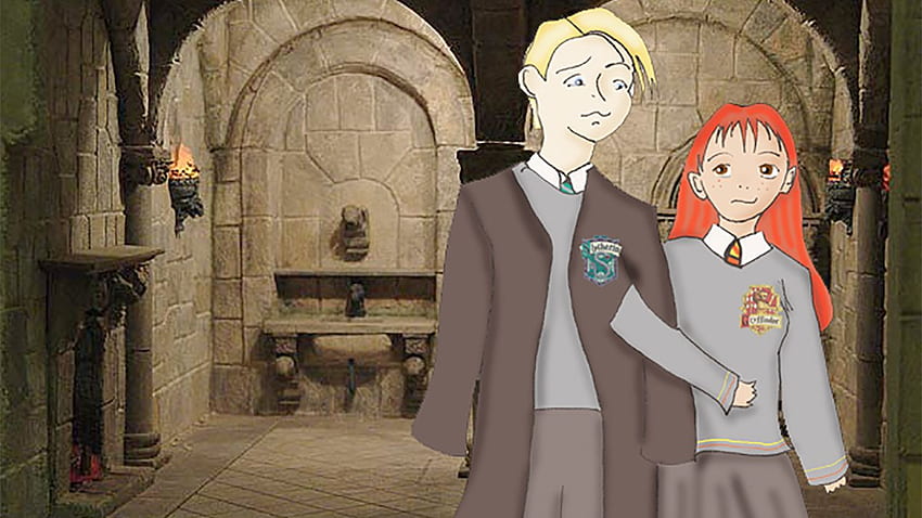 Historias de Fandom: Anika y el niño mago, caricatura de Ginny Weasley fondo de pantalla