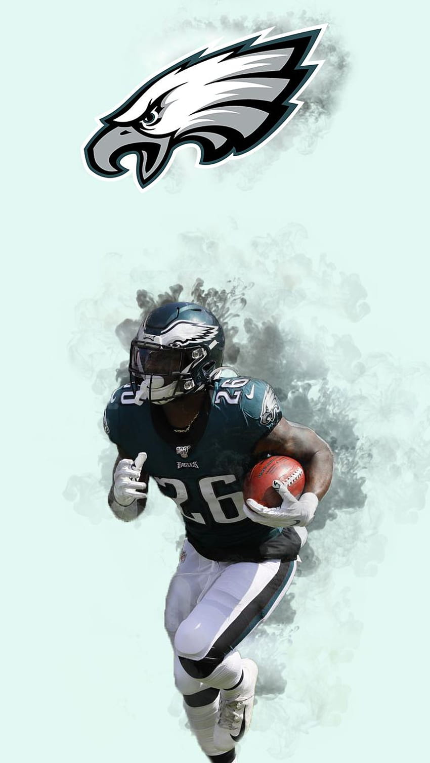 Havent done anything in hop for a while and gave it another try. I'm a bit rusty but maybe some of you are looking for a new phone . : eagles, Miles Sanders HD phone wallpaper