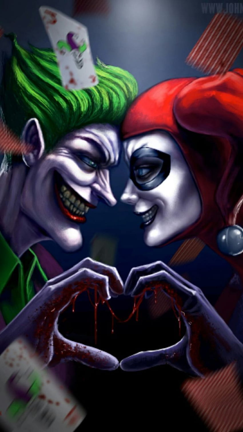 Harley Quinn e Joker, Anime Joker Sfondo del telefono HD