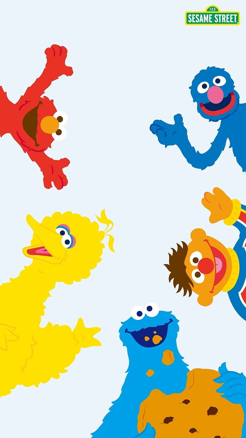 Untuk Menggunakan Telepon. Elmo , Cookie Monster , Disney Phone, Monster Cookie Lucu wallpaper ponsel HD