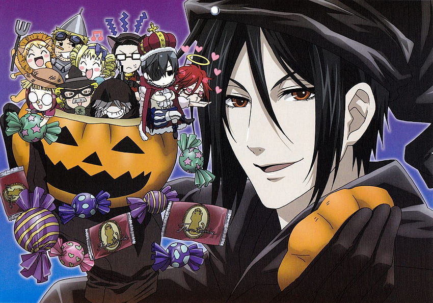 1062440 anime, anime girls, Halloween, pumpkin, original characters,  screenshot - Rare Gallery HD Wallpapers