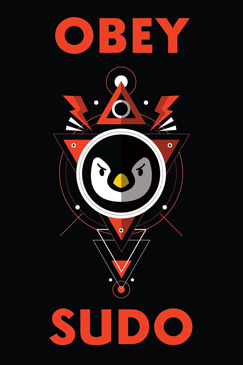Tux, Linux, Obey, Sudo / and Mobile Background, Obey Art HD phone wallpaper
