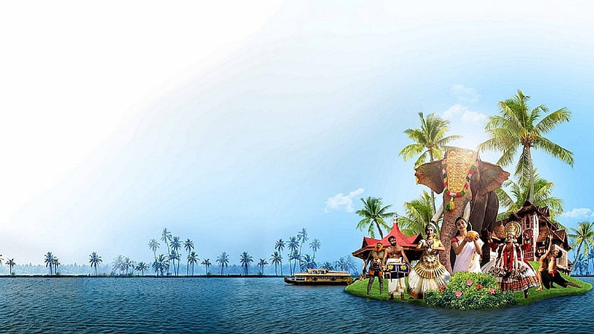 Kerala-Tourismus HD-Hintergrundbild