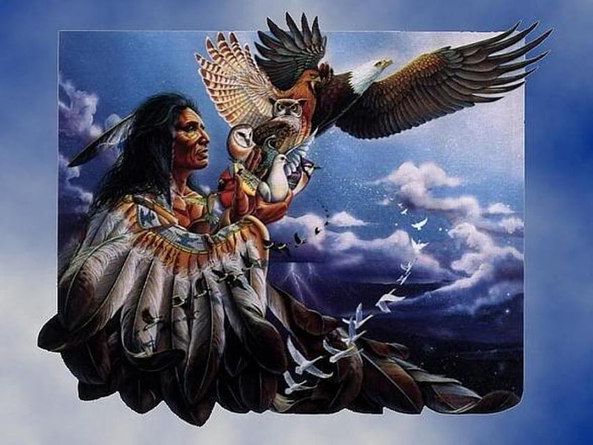 Native Song, Native Eagle HD wallpaper