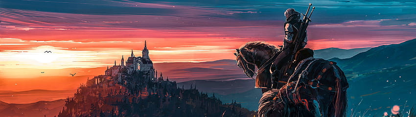 Geralt von Riva Hexer, 3840X1080 Hexer HD-Hintergrundbild