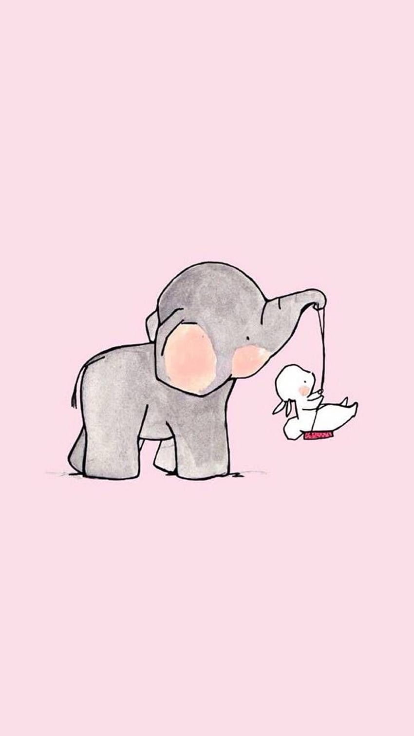 Background for my phone, Baby Elephant Phone HD phone wallpaper