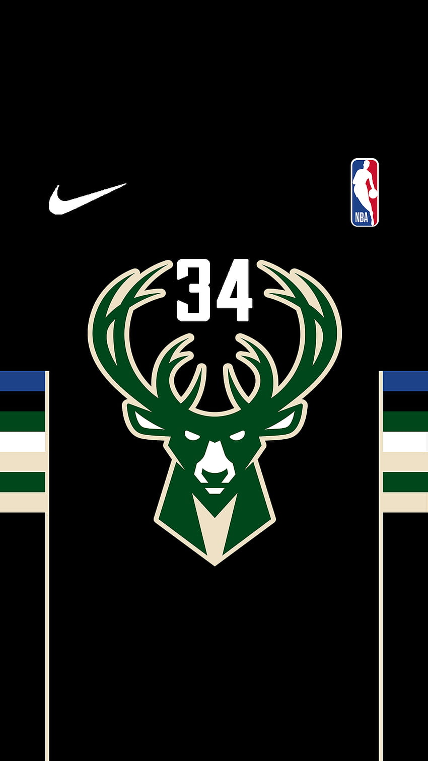 Buck Giannis. Nba-Basketball, NBA, Mvp-Basketball, Milwaukee Bucks Logo HD-Handy-Hintergrundbild