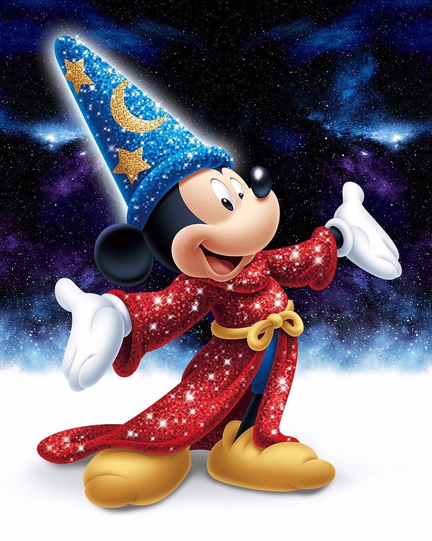 Zauberer Micky. Disney-Liebe. Disney Micky Maus HD-Handy-Hintergrundbild