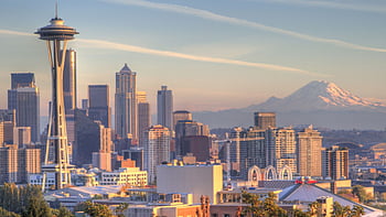 Seattle skyline HD wallpapers | Pxfuel