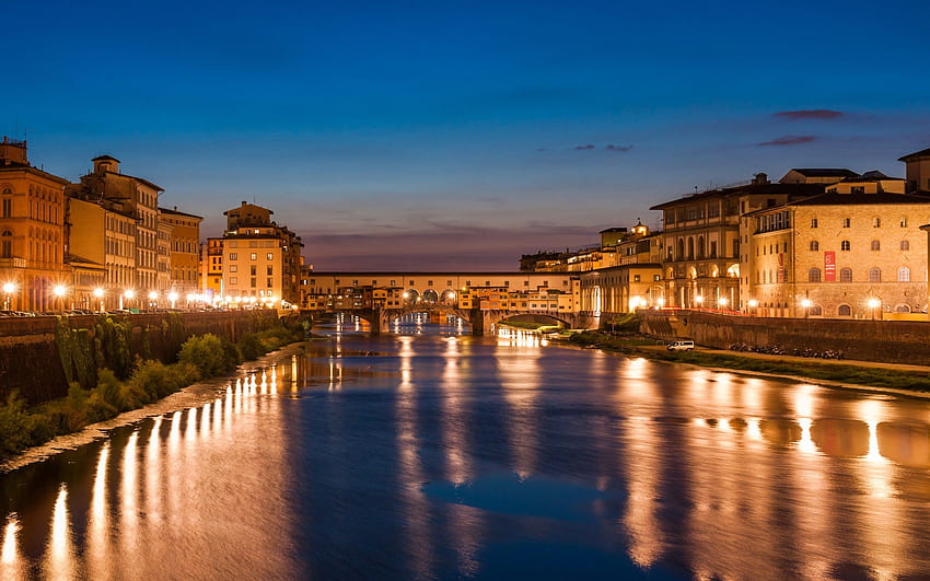 Ponte Vecchio Bridge Florence Italy - HD wallpaper