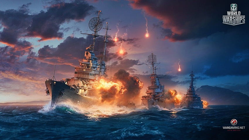 New Year's Decorations: World of Warships HD wallpaper