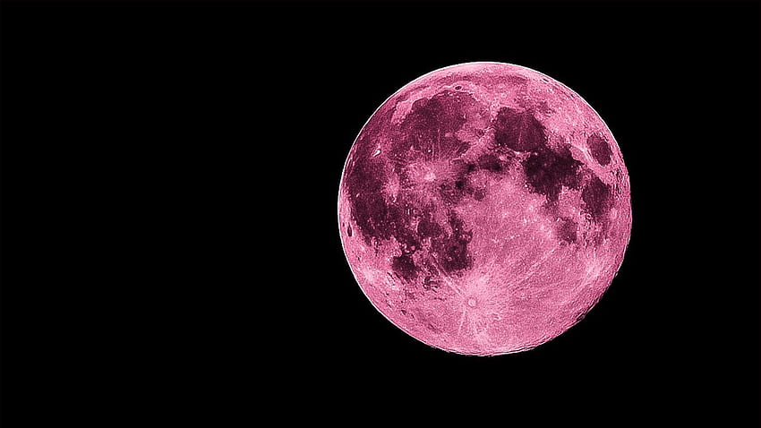 Data i godzina Pink Moon 2019: Dowiedz się wszystkiego o kwietniu Tapeta HD