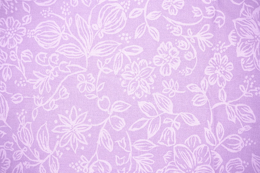Kain Lavender dengan Tekstur Pola Bunga . grafik. Area publik Wallpaper HD