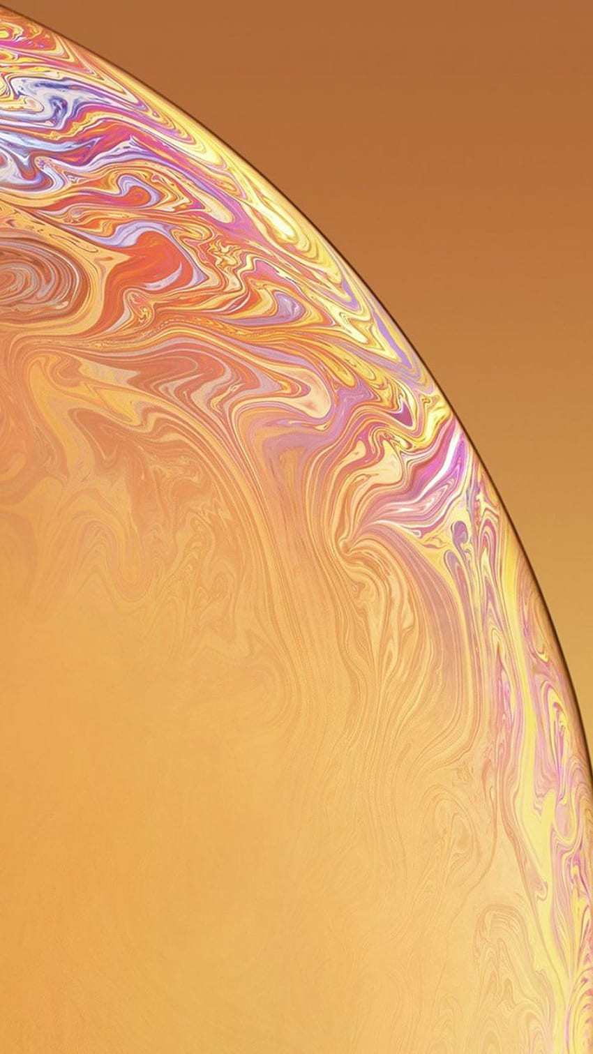 iPhone X XR, surface, bubble, yellow . Colourful iphone, Art iphone, iPhone 5s, 11 Yellow HD phone wallpaper