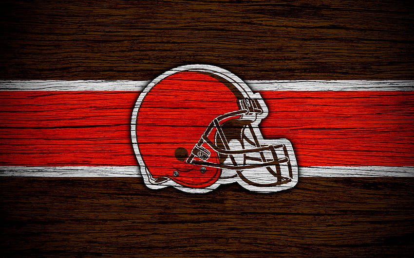 Cleveland Browns, Nfl, Ahşap Doku, Amerikan - New York Jetlerinin Logoları ve Üniformaları HD duvar kağıdı