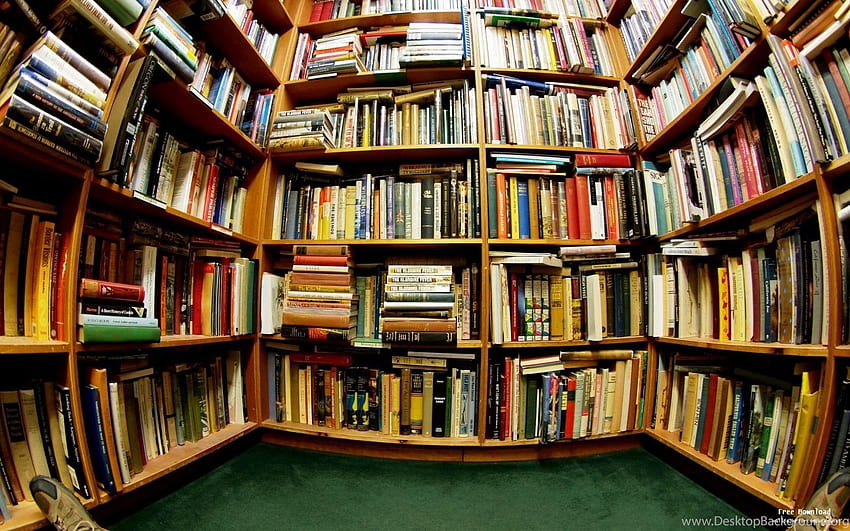 หนังสือยอดนิยมของพื้นหลังห้องสมุด CBS, Enchanted Library วอลล์เปเปอร์ HD