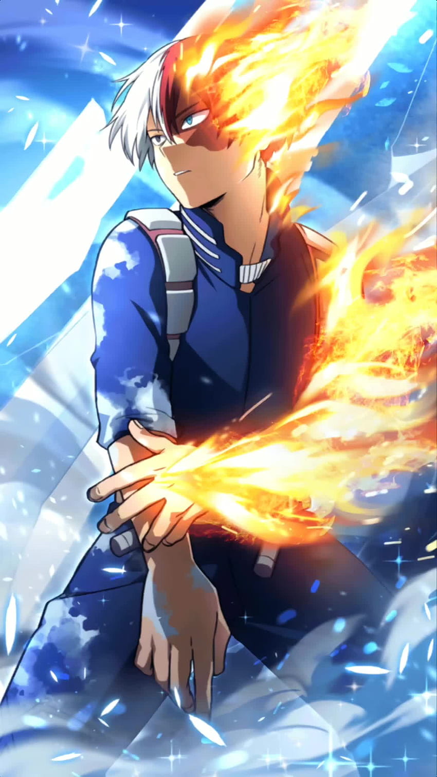 Shoto Todoroki Anime - Awesome, My Hero Academia 쇼토 토도로키 HD 전화 배경 화면