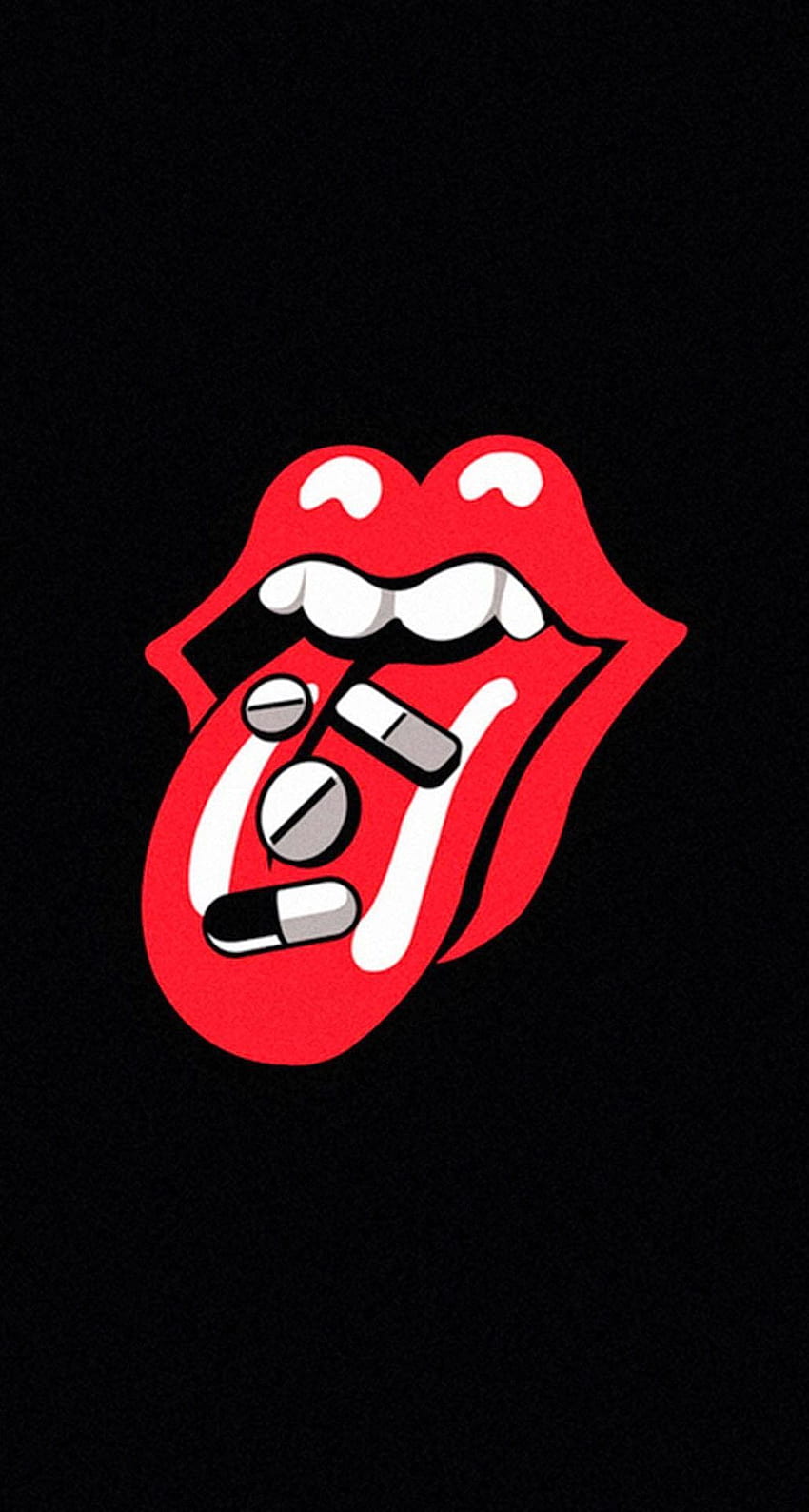 Rolling Stones Tongue Pills Drugs iPhone 6 Plus - Supreme iPhone - & Background, Cute Rolling Stones fondo de pantalla del teléfono