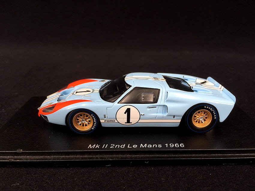 Ford GT40 Mk II N° 1 24h Le Mans 1966 Ken Miles 1 43 Spark S4075 - Selection RS HD wallpaper