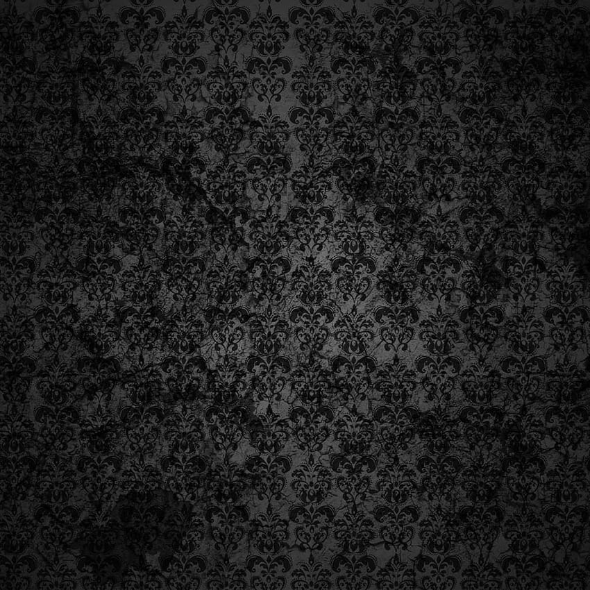Black Floral Grunge iPad HD phone wallpaper