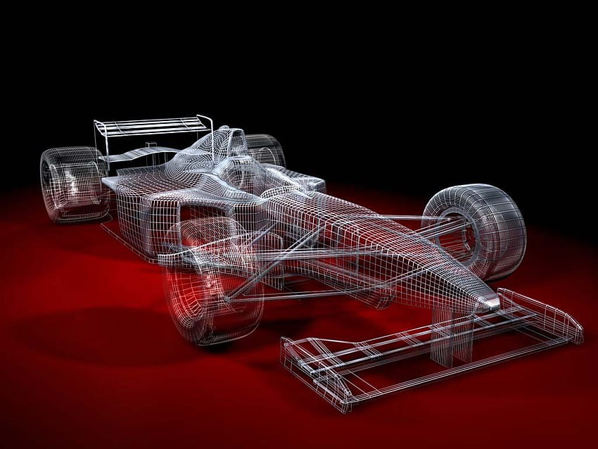 Formula 1 3D F1 . Carro de formula 1, Ferrari, Formula 1, AutoCAD Wallpaper HD