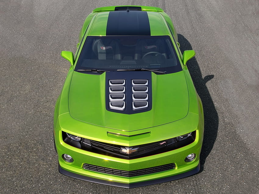 Auto, Cars, View From Above, Car, Machine, Chevrolet Camaro HD wallpaper