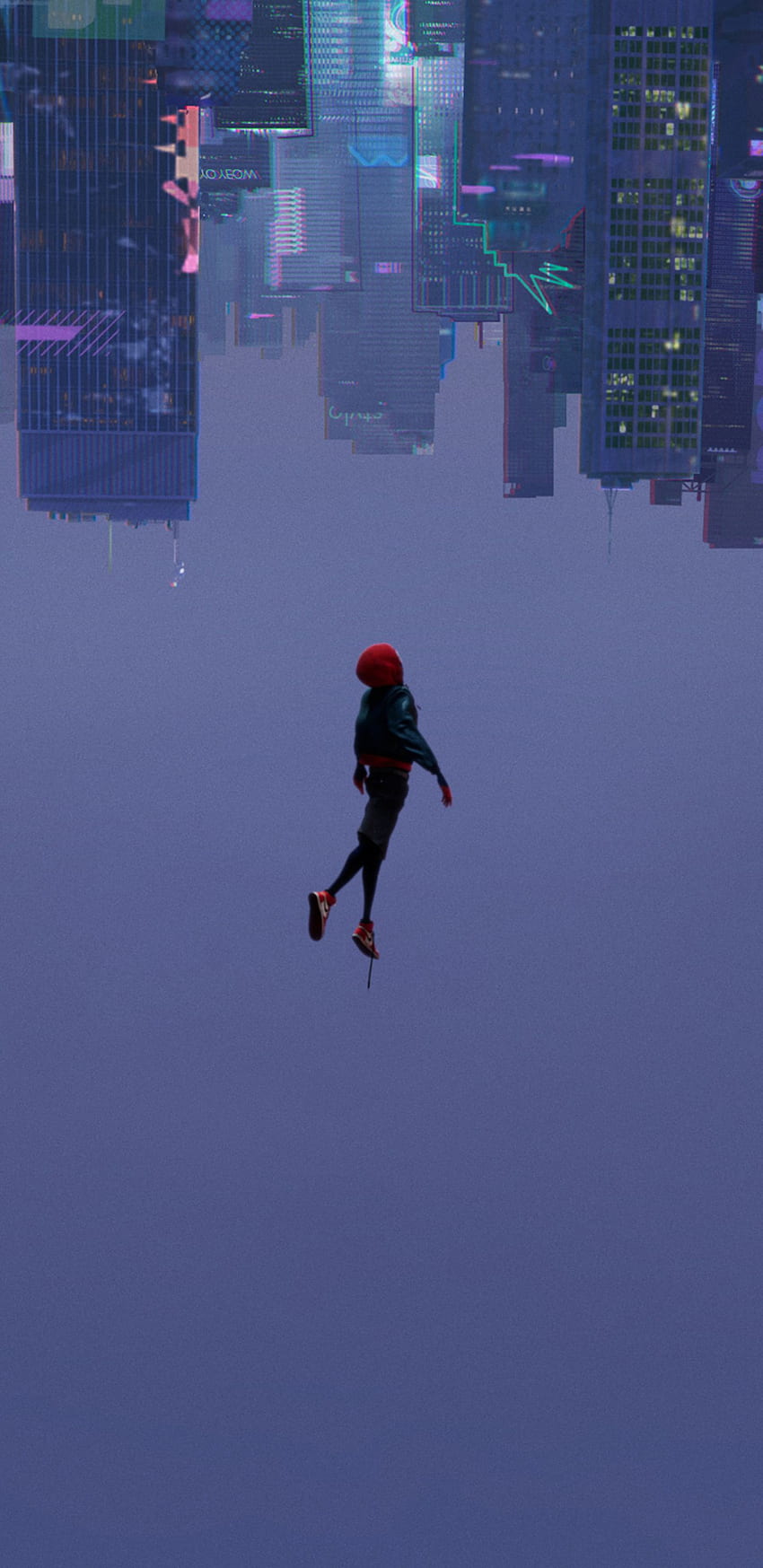 Spiderman in den Spinnenvers 2018 Film Samsung HD-Handy-Hintergrundbild
