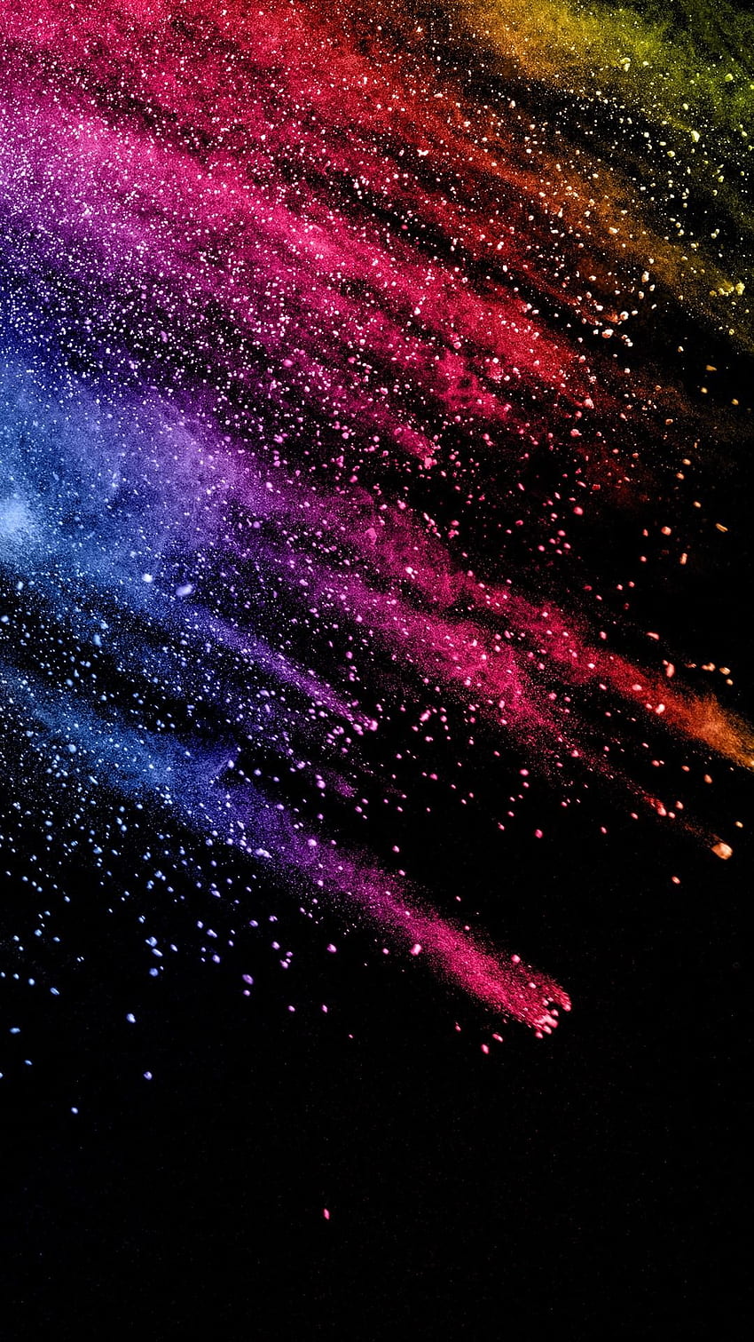 Splash farby, kolorowy, abstrakcyjny IPhone 11 Pro XS Max, tło,,, rozpryski farby Tapeta na telefon HD