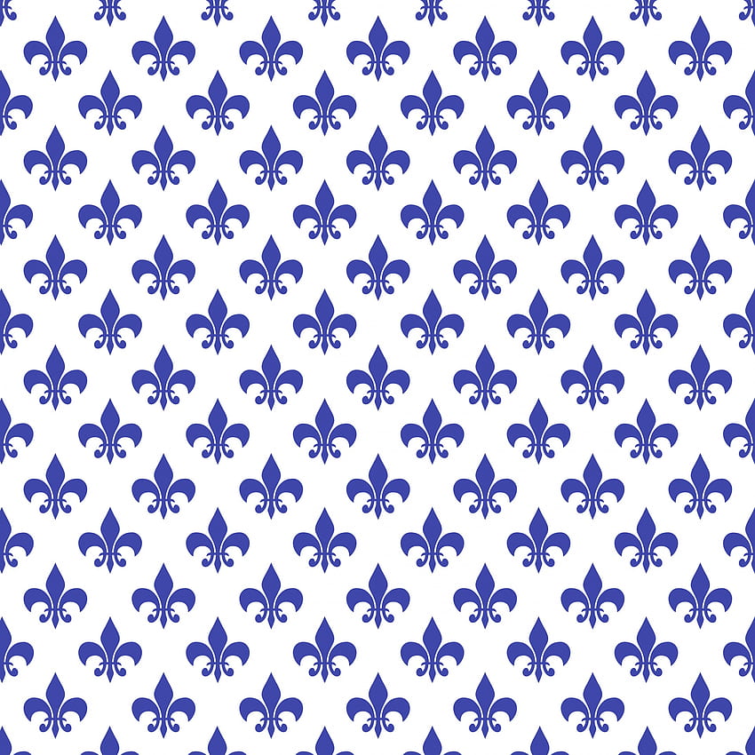 Fleur de lys, fleur dis lis, blue, white, - from HD phone wallpaper