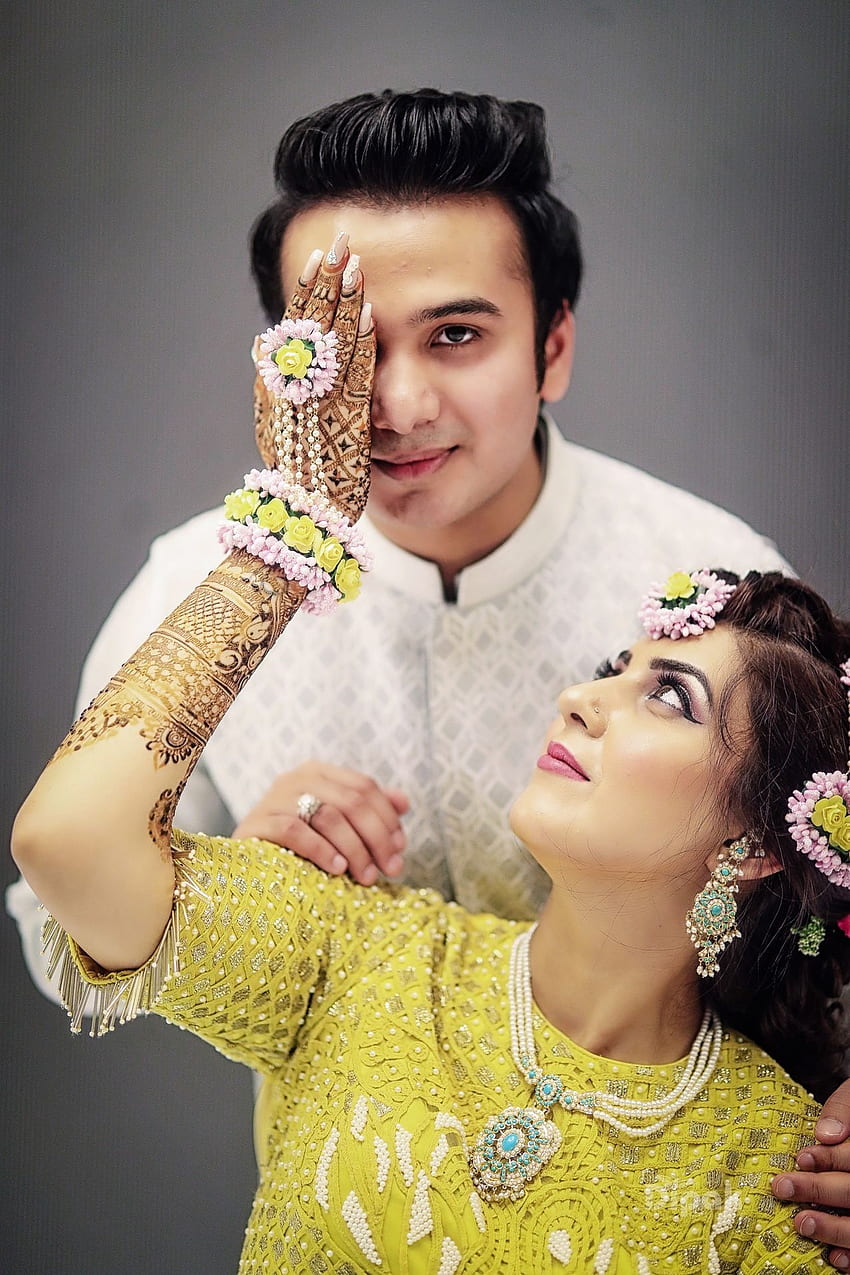 Pasangan Dipak Studios - Pose Pernikahan Pasangan India wallpaper ponsel HD