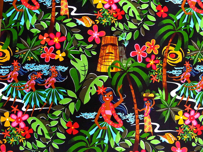 Hawaiian Pattern , Background t, Hawaiian Print HD wallpaper | Pxfuel