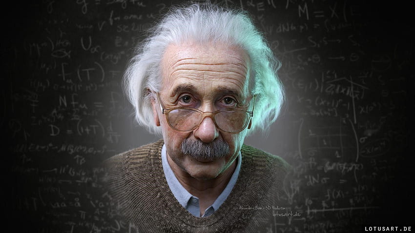 Albert Einstein 18, Albert Einstein Kunst HD-Hintergrundbild