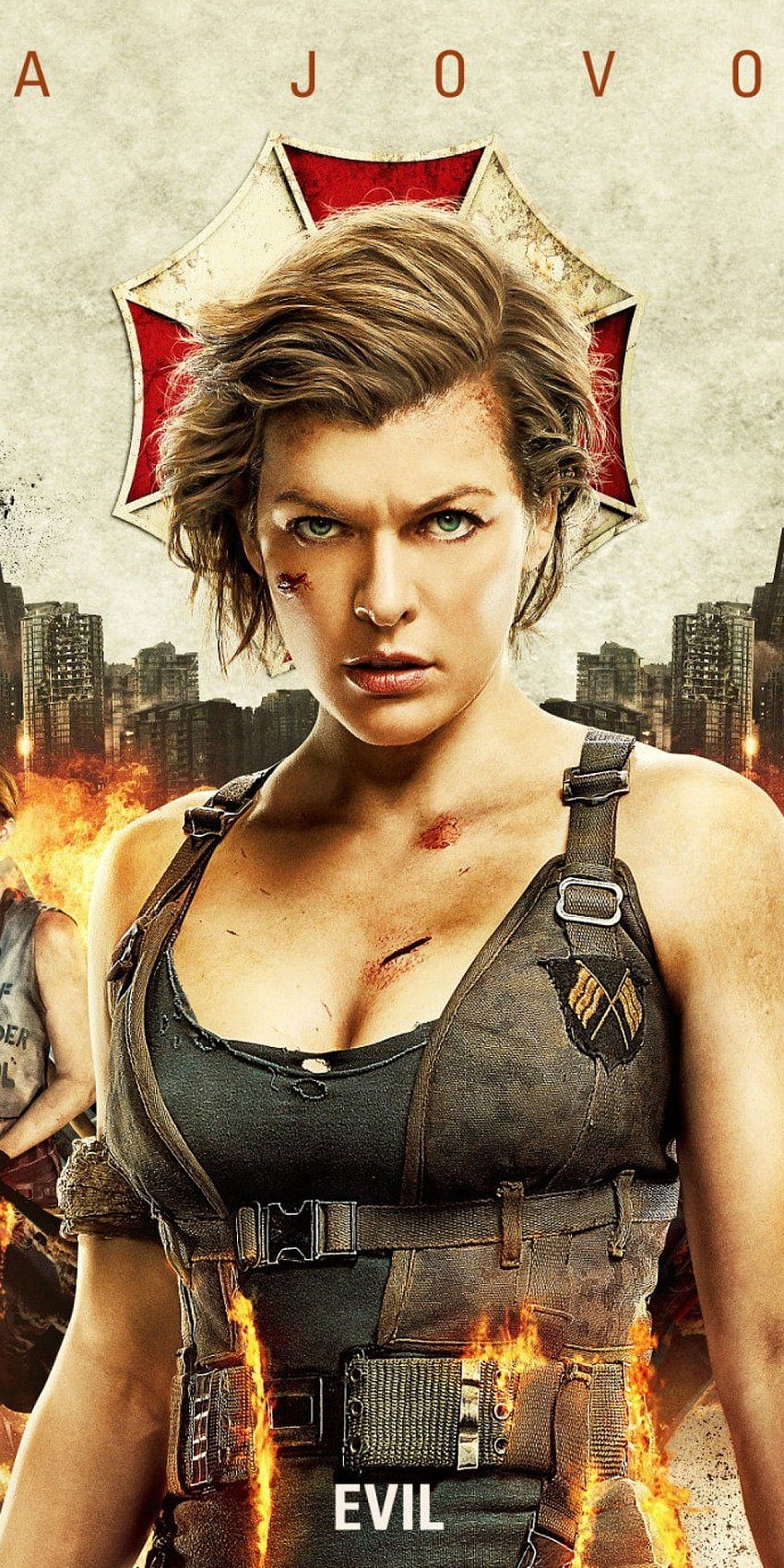 Resident Evil: O Capítulo Final, Milla Jovovich para Huawei Mate 10 Papel de parede de celular HD