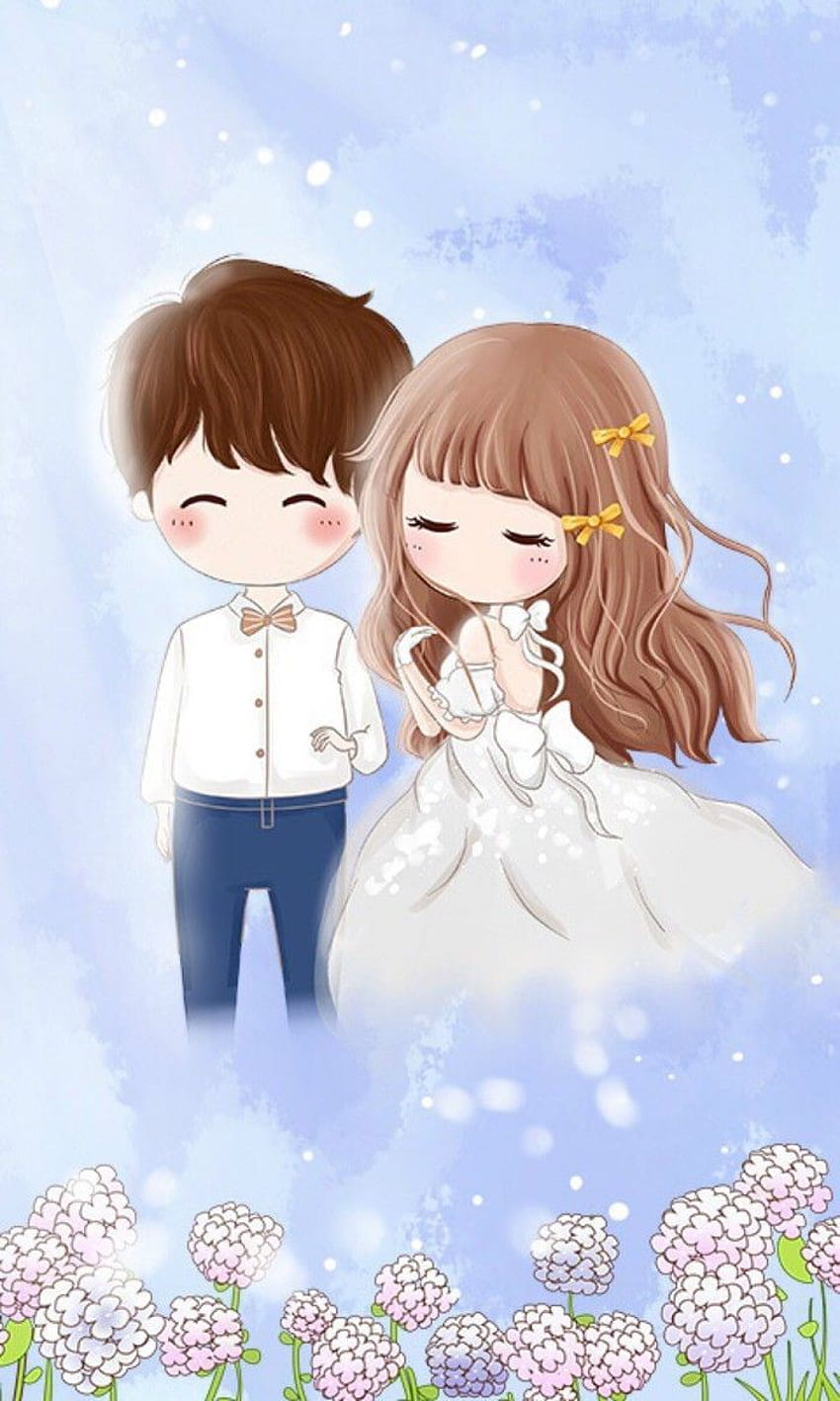 Cute Korean Cartoon Couple HD phone wallpaper | Pxfuel