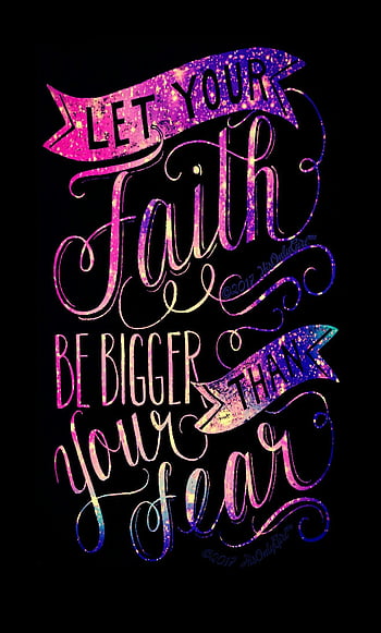 Faith Over Fear Iphoneandroid Background  Etsy