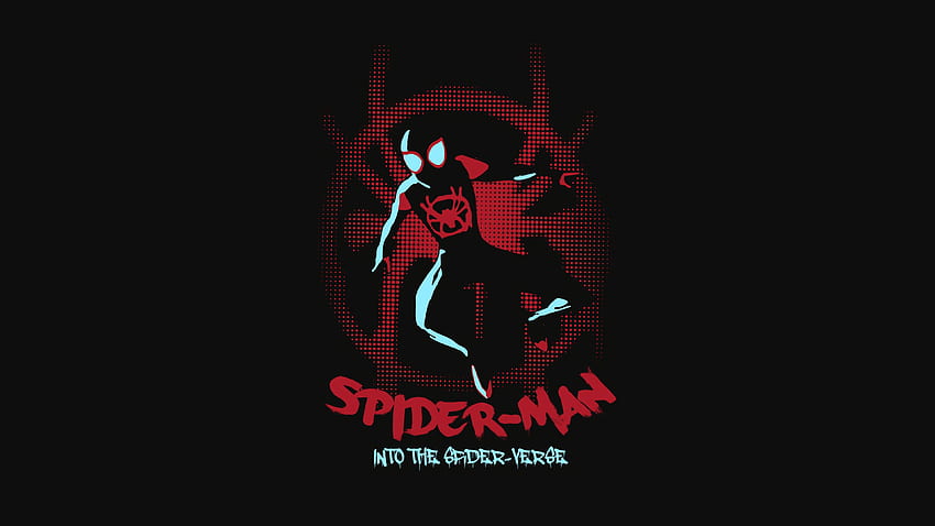 Miles Morales Logo Spider Man: Into The Spider Verse HD wallpaper